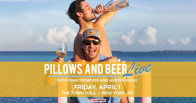 Pillows and Beer: Craig Conover & Austen Kroll at Revolution Live