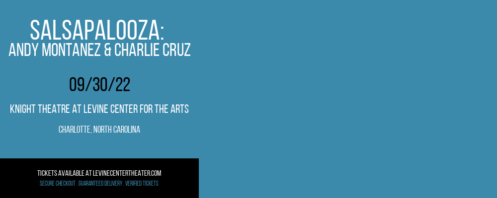 Salsapalooza: Andy Montanez & Charlie Cruz at Knight Theatre