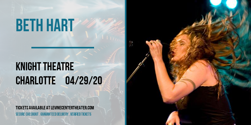 Beth Hart at Knight Theatre tickets Beth Hart at Knight Theatre