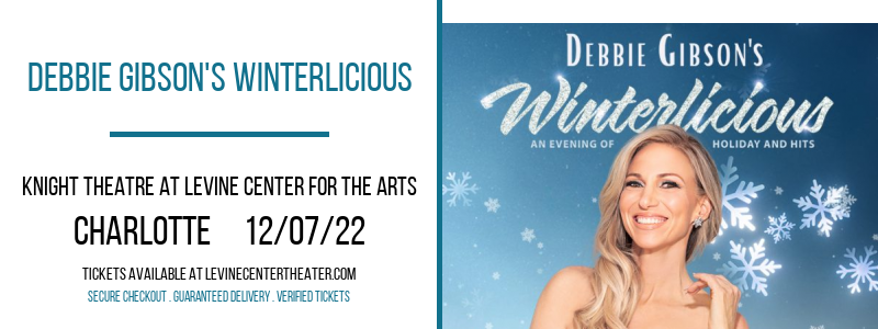 Debbie Gibson's Winterlicious at Knight Theatre