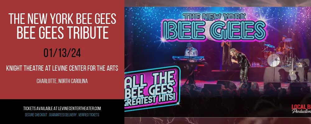 The New York Bee Gees - Bee Gees Tribute at Knight Theatre at Levine Center for the Arts