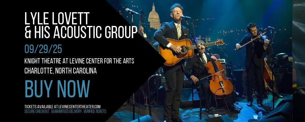 Lyle Lovett & His Acoustic Group at Knight Theatre at Levine Center for the Arts